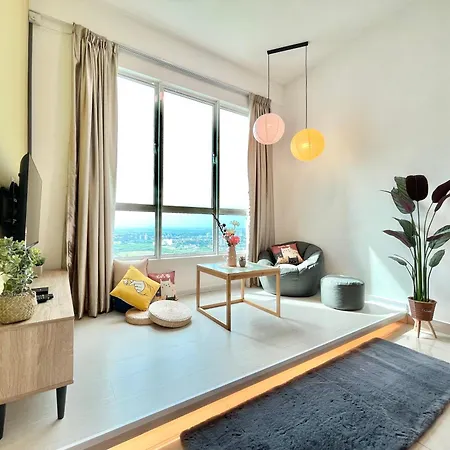 Amber 2B2B Cozy Apt Wi-Fi Tv Box Near Encore Melaka Exterior photo